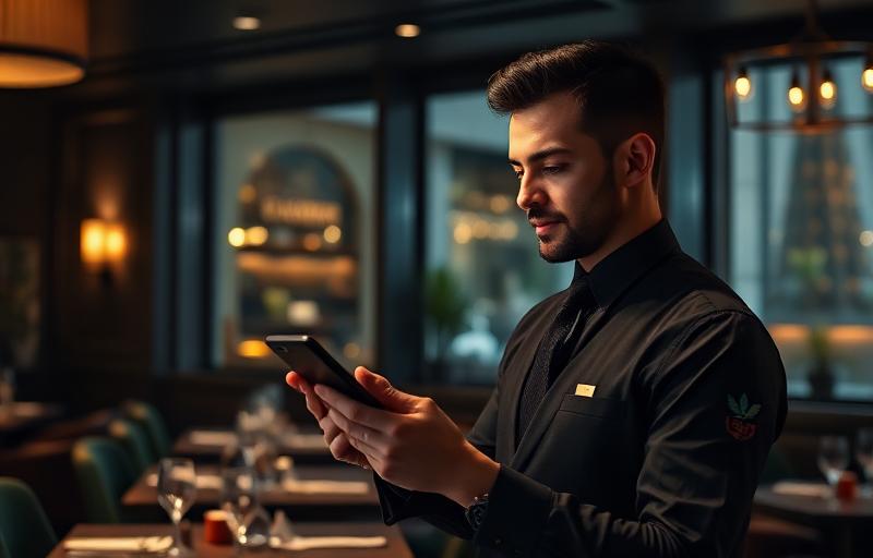 Visual Restaurant® MOBIL – Android pincér alkalmazás kézi készüléken